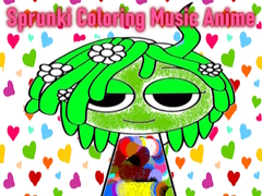 Ойын Sprunki Coloring Music Anime