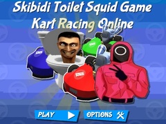 Ойын Skibidi Toilet Squid Game Kart Racing Online