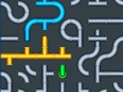 Ойын Connect The Pipes Water Puzzle
