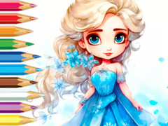Ойын Coloring Book: Frozen Princess