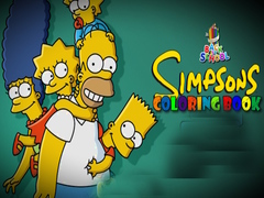 Ойын Back To School Simpsons Coloring Book