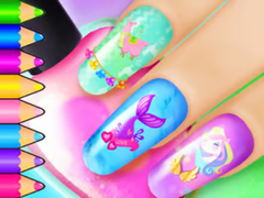 Ойын Coloring Book: Nail Art Salon