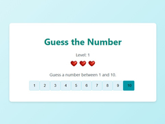 Ойын Guess The Number
