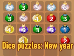 Ойын Dice puzzles: New year