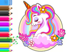 Ойын Coloring Book: Unicorn Garden