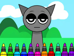 Ойын Coloring Book: Sprunki Incredibox Gray