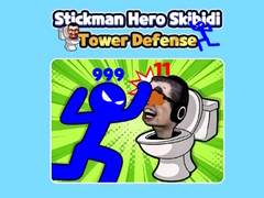 Ойын Stickman Hero Skibidi Tower Defense 