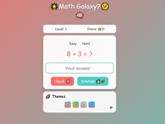 Ойын Math Galaxy