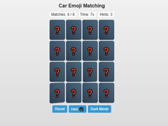 Ойын Car Emoji Matching