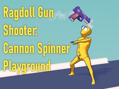 Ойын Ragdoll Gun Shooter: Cannon Spinner Playground