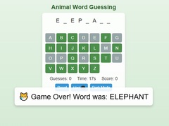 Ойын Animal Word Guessing Game