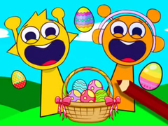 Ойын Coloring Book: Sprunki Incredibox Easter