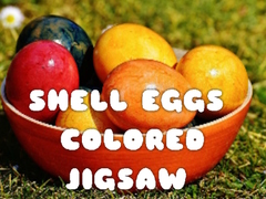 Ойын Shell Eggs Colored Jigsaw