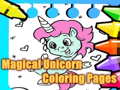 Ойын Magical Unicorn Coloring Pages