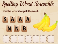 Ойын Spelling Word Scramble