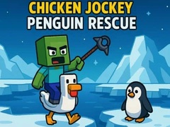 Ойын Chicken Jockey: Penguin Rescue