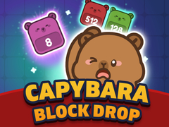 Ойын Capybara Block Drop