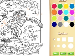 Ойын Sea Animal Coloring Book
