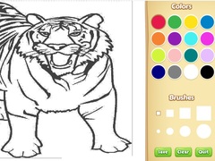 Ойын Tiger Coloring Book
