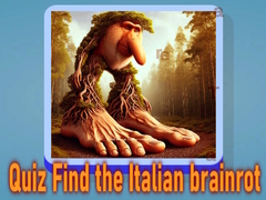 Ойын Quiz Find the Italian brainrot 