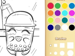 Ойын Boba Tea Coloring Book for Kids