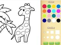 Ойын Easy Animal Coloring Book for Kids