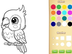 Ойын Kawaii Animal Coloring Book