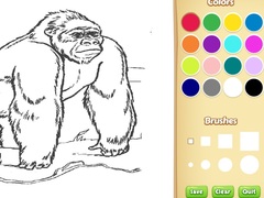 Ойын Zoo Animals Coloring Book for Kids