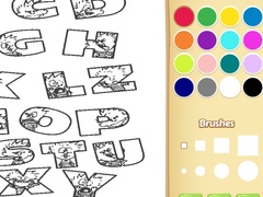 Ойын Alphabet Animal Coloring Book for Kids