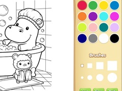Ойын Cozy Friends Coloring Book for Kids