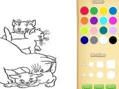 Ойын Cats Coloring Book For Kids