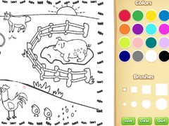 Ойын Farming Coloring Book For Kids