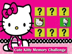 Ойын Cute Kitty Memory Challenge
