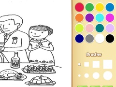 Ойын Wedding Coloring Book for Kids
