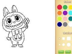Ойын Labubu Doll Coloring Book for Kids