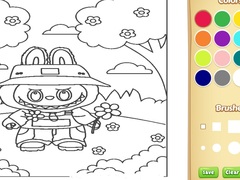 Ойын Cute Labubu Coloring Book for Kids