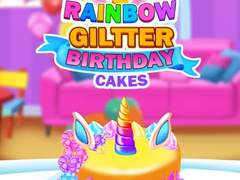 Ойын Rainbow Glitter Birthday Cakes