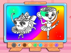 Ойын Coloring Book: Ballerina Cappuccin