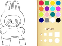 Ойын Easy Labubu Coloring Book