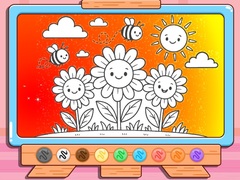 Ойын Coloring Book: Happy Flower