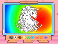 Ойын Coloring Book: Glitter Unicorn