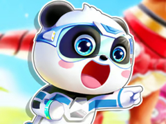 Ойын Jigsaw Puzzle: Baby Panda Robot Team
