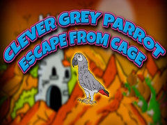 Ойын Clever Grey Parrot Escape from Cage