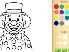 Ойын Clown Coloring Book