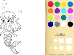 Ойын Mermaid Coloring Book For Kids