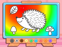 Ойын Coloring Book: Hedgehog