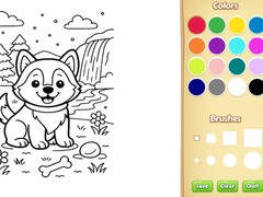 Ойын Dog Coloring Book