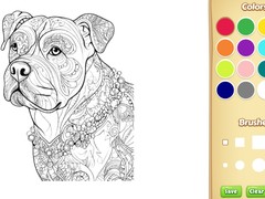 Ойын Dog Coloring Book for Adults