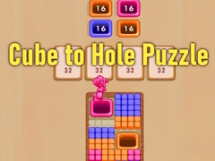 Ойын Cube to Hole Puzzle