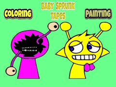 Ойын Coloring Baby Sprunk tapes Painting